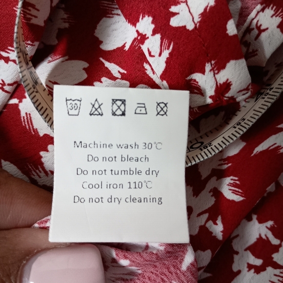 Agnes Orinda Women's Retro Ditsy Floral Short Sleeve Blouse Size 4X - Picture 8 of 10